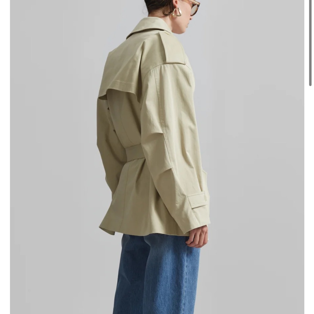The Frankie Shop Over Sized Trench Coat - Picture 3 of 7